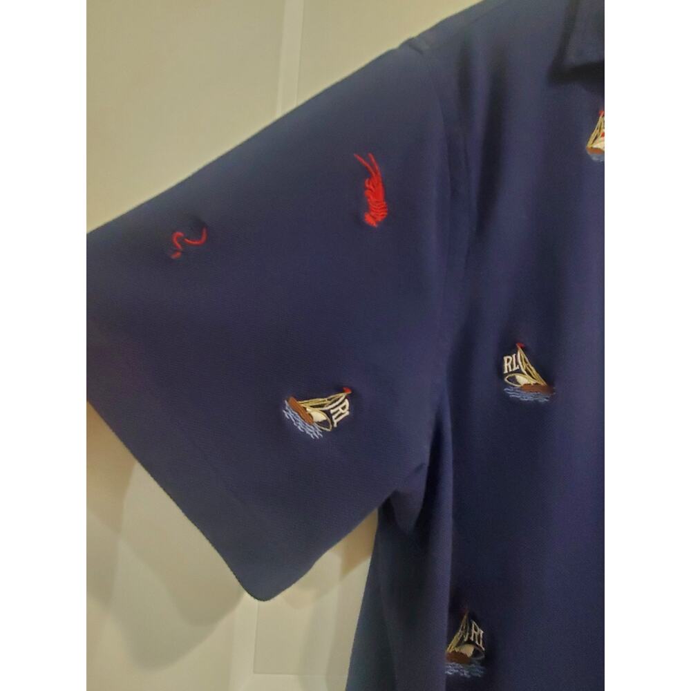Ralph Lauren POLO Collat Shirt Size Large - Picture 3 of 5